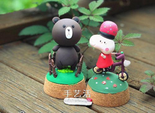 超萌粘土佩奇的制作方法图解 -  www.shouyihuo.com