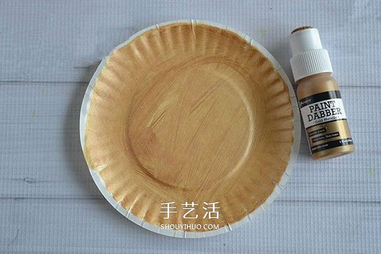 纸盘手工制作感恩节火鸡图解 -  www.shouyihuo.com