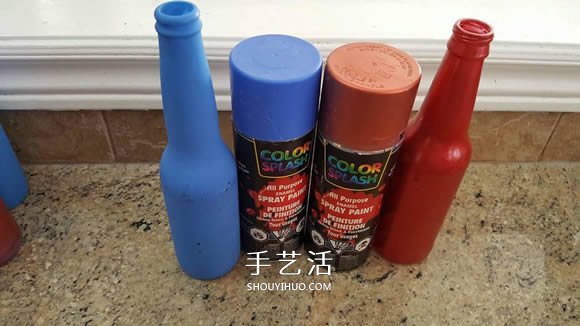 玻璃瓶手工制作嘉年华抛圈玩具教程 -  www.shouyihuo.com