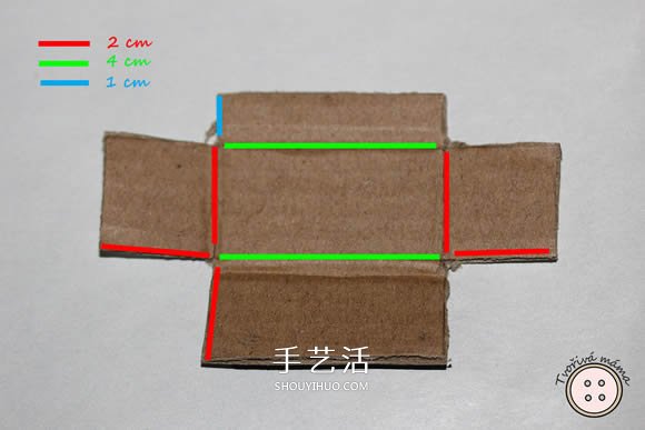 瓦楞纸板手工制作微型扶手椅图解教程 -  www.shouyihuo.com