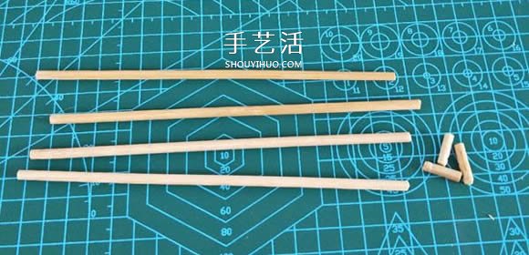 一次性筷子手工制作置物碟图解教程 -  www.shouyihuo.com