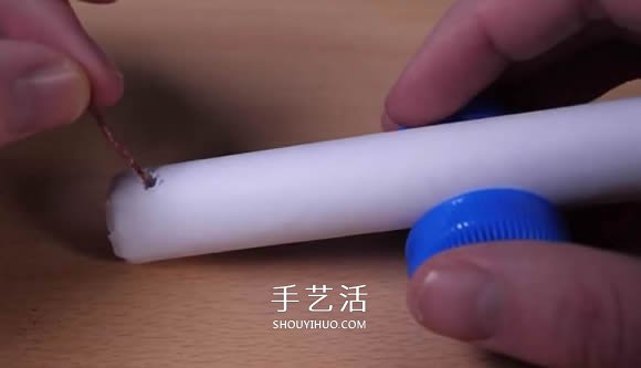 自制纸做大炮玩具的方法图解教程 -  www.shouyihuo.com