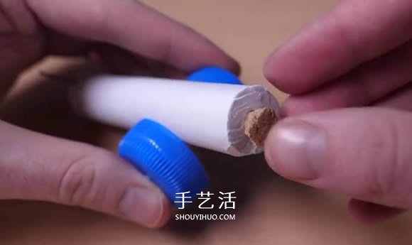 自制纸做大炮玩具的方法图解教程 -  www.shouyihuo.com