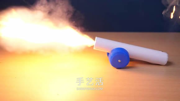 自制纸做大炮玩具的方法图解教程 -  www.shouyihuo.com