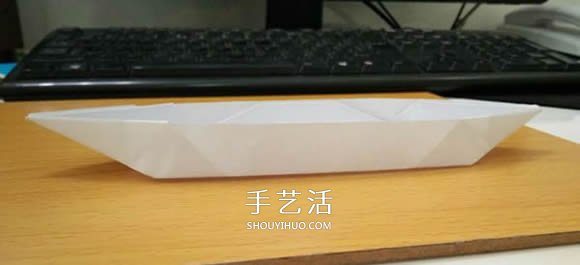 折纸乌篷船的方法图解教程 -  www.shouyihuo.com