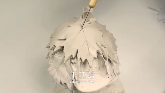 纸粘土和玻璃瓶手工制作童话小屋 -  www.shouyihuo.com