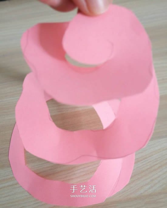 简单又漂亮纸玫瑰花的做法图解 -  www.shouyihuo.com