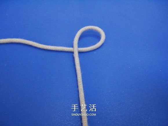 两股绳水手结的打法图解 -  www.shouyihuo.com