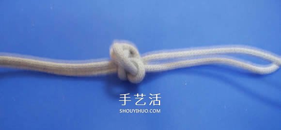 两股绳水手结的打法图解 -  www.shouyihuo.com