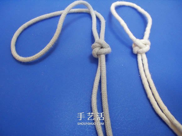 两股绳水手结的打法图解 -  www.shouyihuo.com
