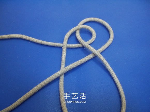 两股绳水手结的打法图解 -  www.shouyihuo.com