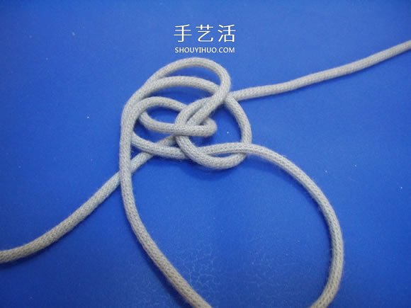 两股绳水手结的打法图解 -  www.shouyihuo.com