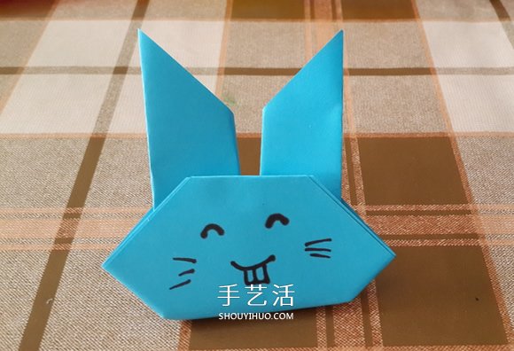 简单又可爱小兔子的折法图解 -  www.shouyihuo.com