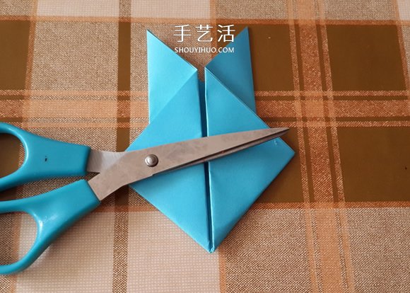 简单又可爱小兔子的折法图解 -  www.shouyihuo.com