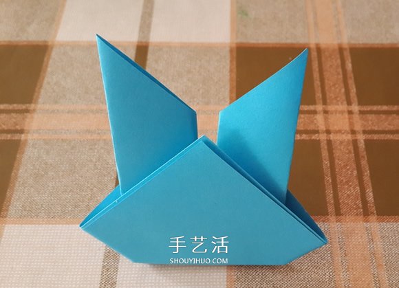 简单又可爱小兔子的折法图解 -  www.shouyihuo.com