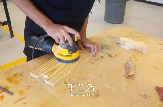 用木头DIY制作儿童滑板车的方法教程 -  www.shouyihuo.com