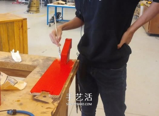 用木头DIY制作儿童滑板车的方法教程 -  www.shouyihuo.com