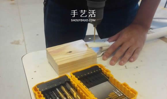 用木头DIY制作儿童滑板车的方法教程 -  www.shouyihuo.com