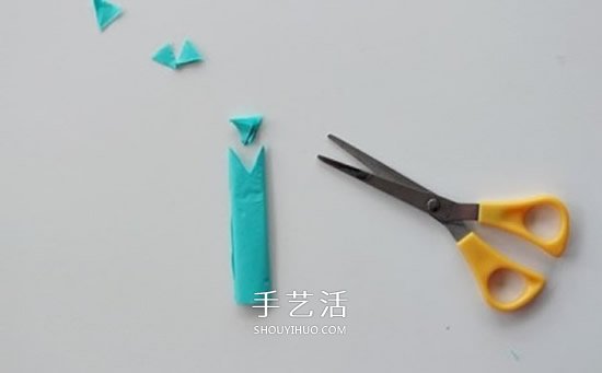 简单的绢纸花手工制作图解教程 -  www.shouyihuo.com