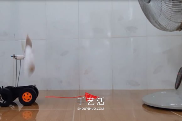 自制风力驱动玩具车的制作教程 -  www.shouyihuo.com
