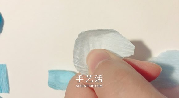 简单又漂亮的皱纹纸洋牡丹做法图解 -  www.shouyihuo.com