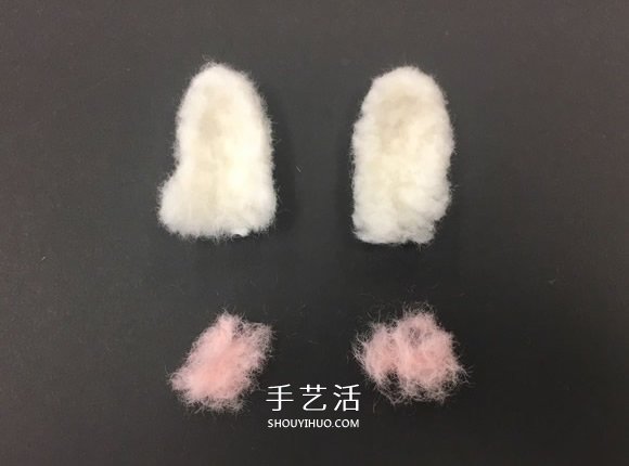 自制毛线球动物胸针的方法教程 -  www.shouyihuo.com