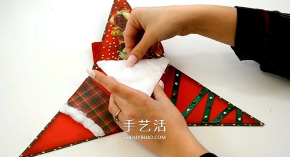 自制圣诞树爆炸盒的方法详细步骤图解 -  www.shouyihuo.com