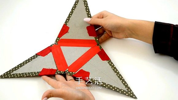 自制圣诞树爆炸盒的方法详细步骤图解 -  www.shouyihuo.com