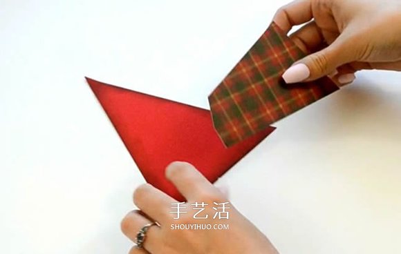 自制圣诞树爆炸盒的方法详细步骤图解 -  www.shouyihuo.com
