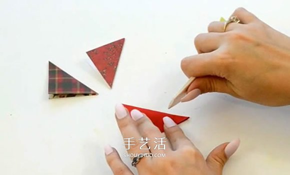 自制圣诞树爆炸盒的方法详细步骤图解 -  www.shouyihuo.com
