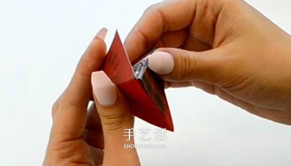 自制圣诞树爆炸盒的方法详细步骤图解 -  www.shouyihuo.com