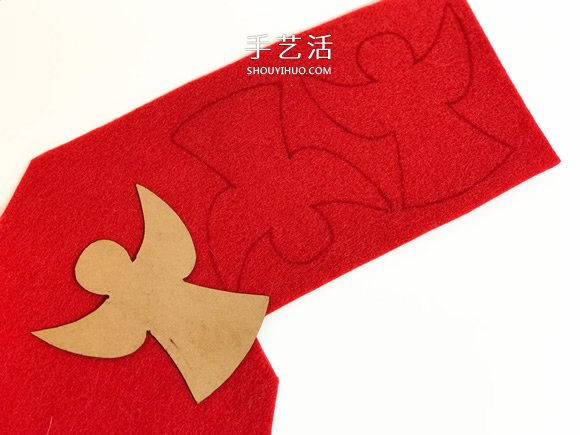 不织布手工制作超可爱圣诞树挂件图解 -  www.shouyihuo.com
