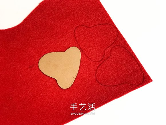 不织布手工制作超可爱圣诞树挂件图解 -  www.shouyihuo.com