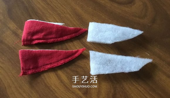 袜子手工制作圣诞小矮人图解教程 -  www.shouyihuo.com