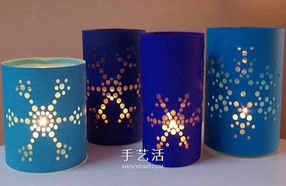 自制超美的冬天雪花灯饰图解教程 -  www.shouyihuo.com