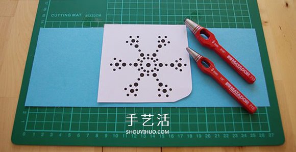 自制超美的冬天雪花灯饰图解教程 -  www.shouyihuo.com