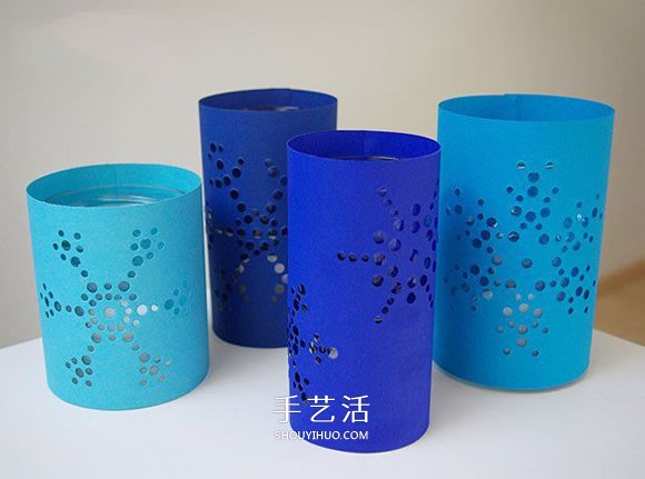 自制超美的冬天雪花灯饰图解教程 -  www.shouyihuo.com