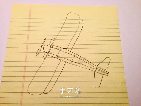 DIY电动空中旋转飞机玩具的方法 -  www.shouyihuo.com