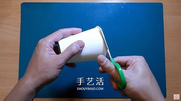 自制超好看纸杯灯笼的方法教程 -  www.shouyihuo.com