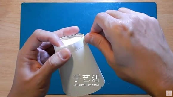 自制超好看纸杯灯笼的方法教程 -  www.shouyihuo.com