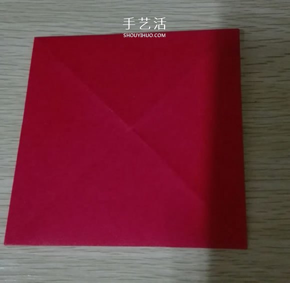 简单又漂亮纸花篮怎么折的图解教程 -  www.shouyihuo.com