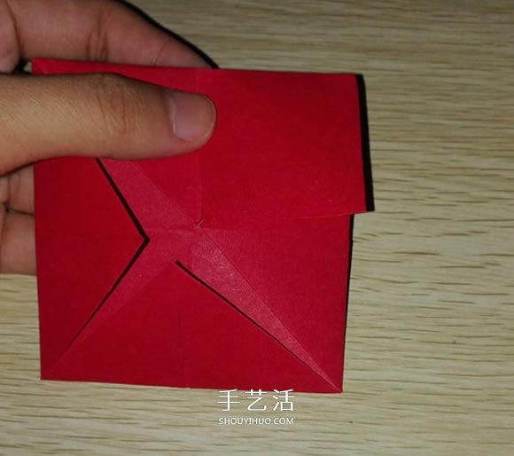 简单又漂亮纸花篮怎么折的图解教程 -  www.shouyihuo.com