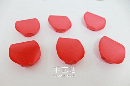 手揉纸手工制作超美郁金香花的做法 -  www.shouyihuo.com