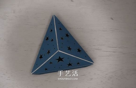 自制二十面体星光投影灯的方法教程 -  www.shouyihuo.com