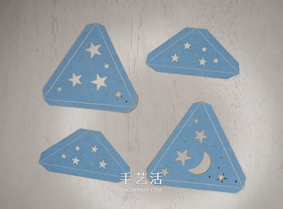自制二十面体星光投影灯的方法教程 -  www.shouyihuo.com