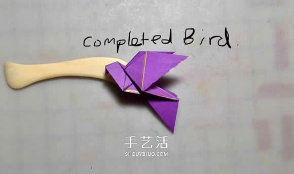 折纸迷你蝴蝶和鸽子 做成精美玻璃装饰品！ -  www.shouyihuo.com