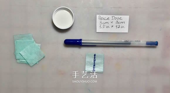 折纸迷你蝴蝶和鸽子 做成精美玻璃装饰品！ -  www.shouyihuo.com