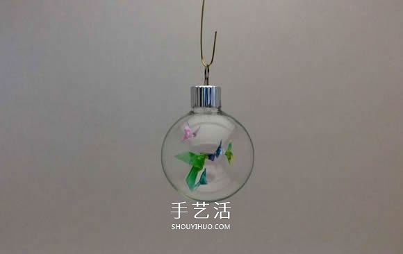 折纸迷你蝴蝶和鸽子 做成精美玻璃装饰品！ -  www.shouyihuo.com