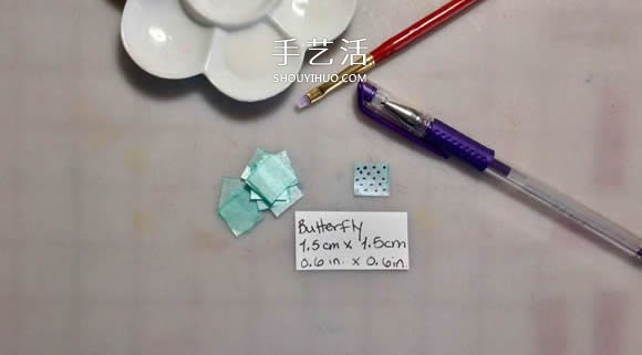 折纸迷你蝴蝶和鸽子 做成精美玻璃装饰品！ -  www.shouyihuo.com