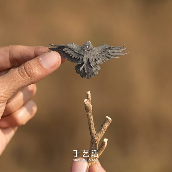 365天的坚持！剪纸出微型相思鸟、黄鹂…… -  www.shouyihuo.com